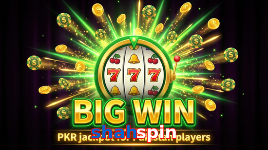 Big win animation on Shahspin slot game